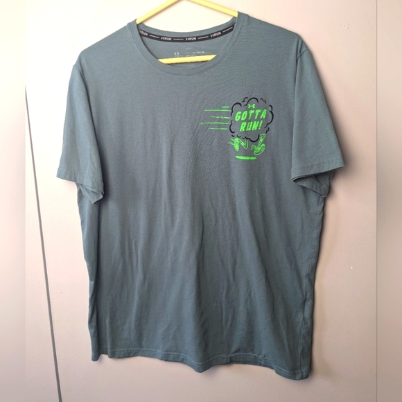 UNDER ARMOUR Men Active Casual Tee Shirt Short Sleeves Size XL Fitted Fit - Picture 1 of 9